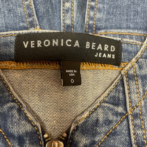Veronica Beard Fayre Denim Jean Jumpsuit EUC - Picture 6 of 14